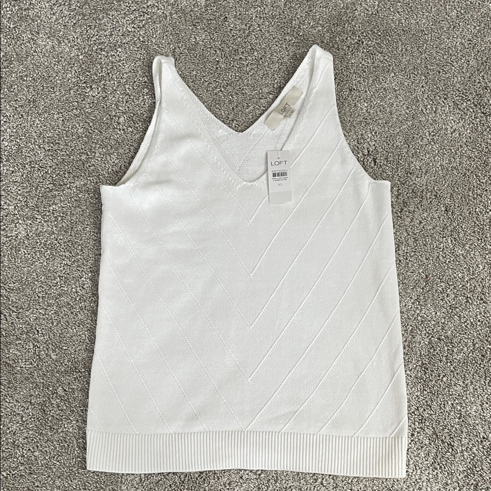 LOFT  V Neck Tank Top